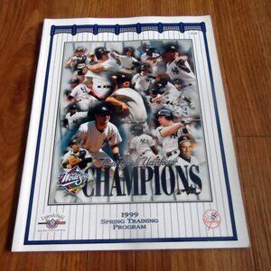 New York Yankees 1999 Spring Training Program